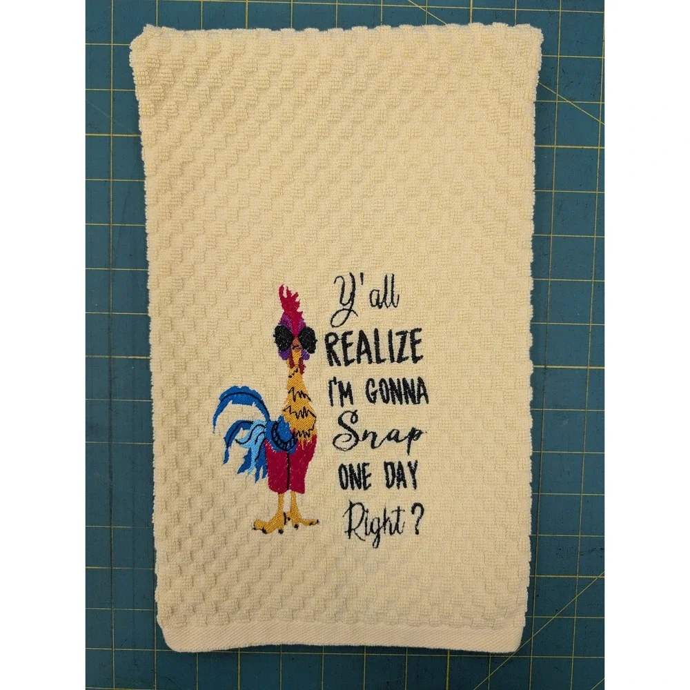 Ya'll Realize I'm Gonna Snap One Day Right? Kitchen Bath Bar Hand Towel